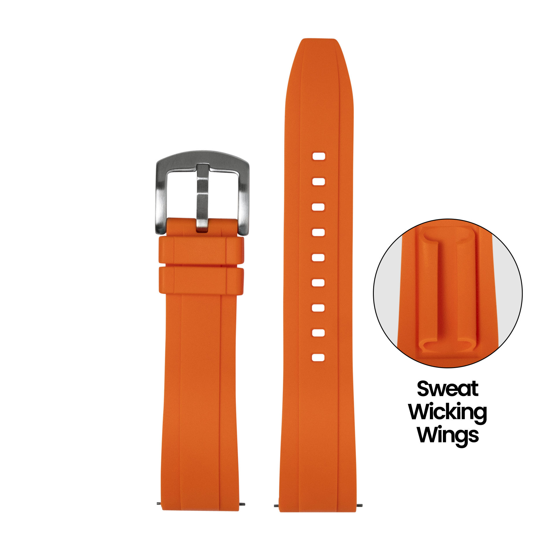 [Galaxy Watch 7 Ultra] Kingston FKM Rubber - Orange