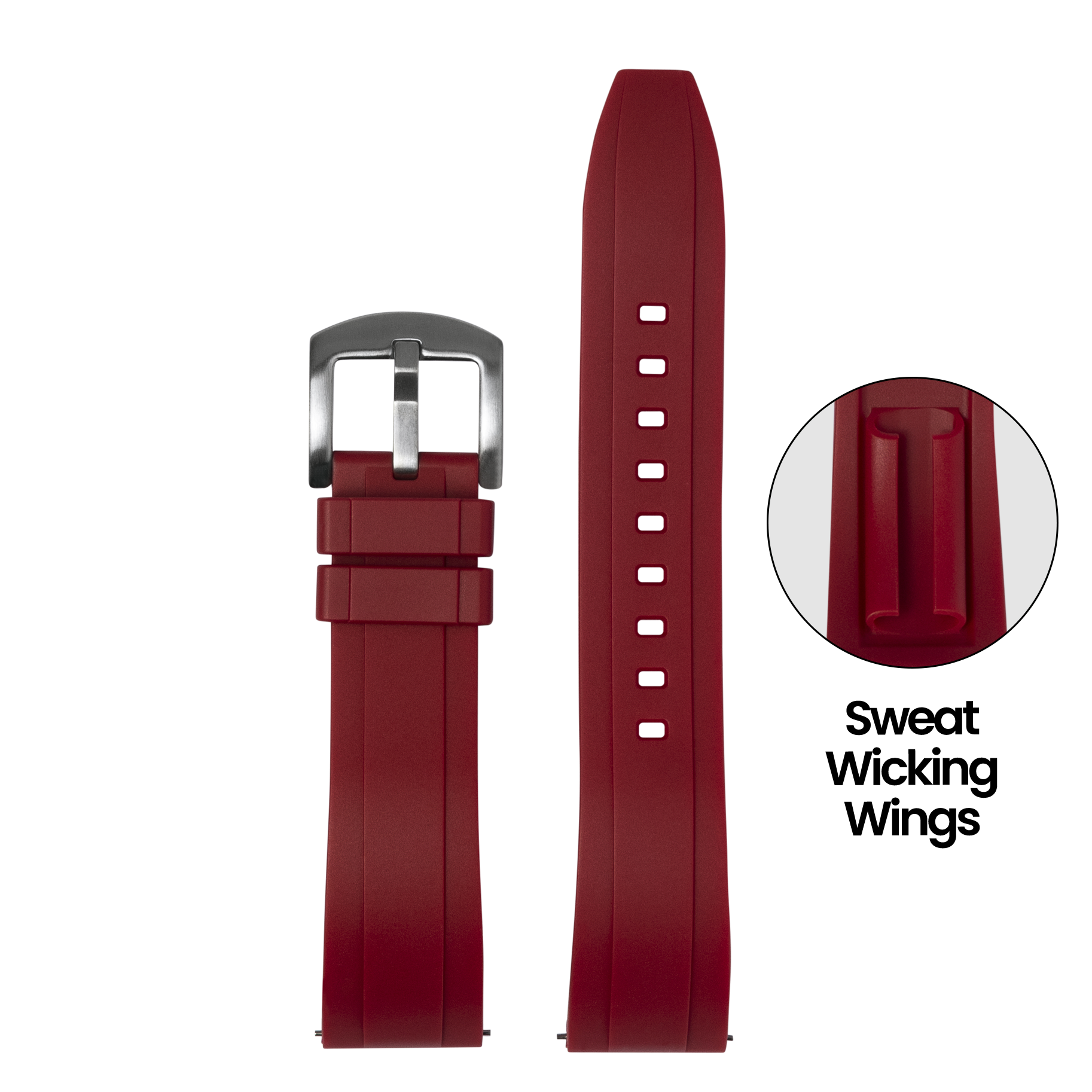 [Galaxy Watch 7 Ultra] Kingston FKM Rubber - Red