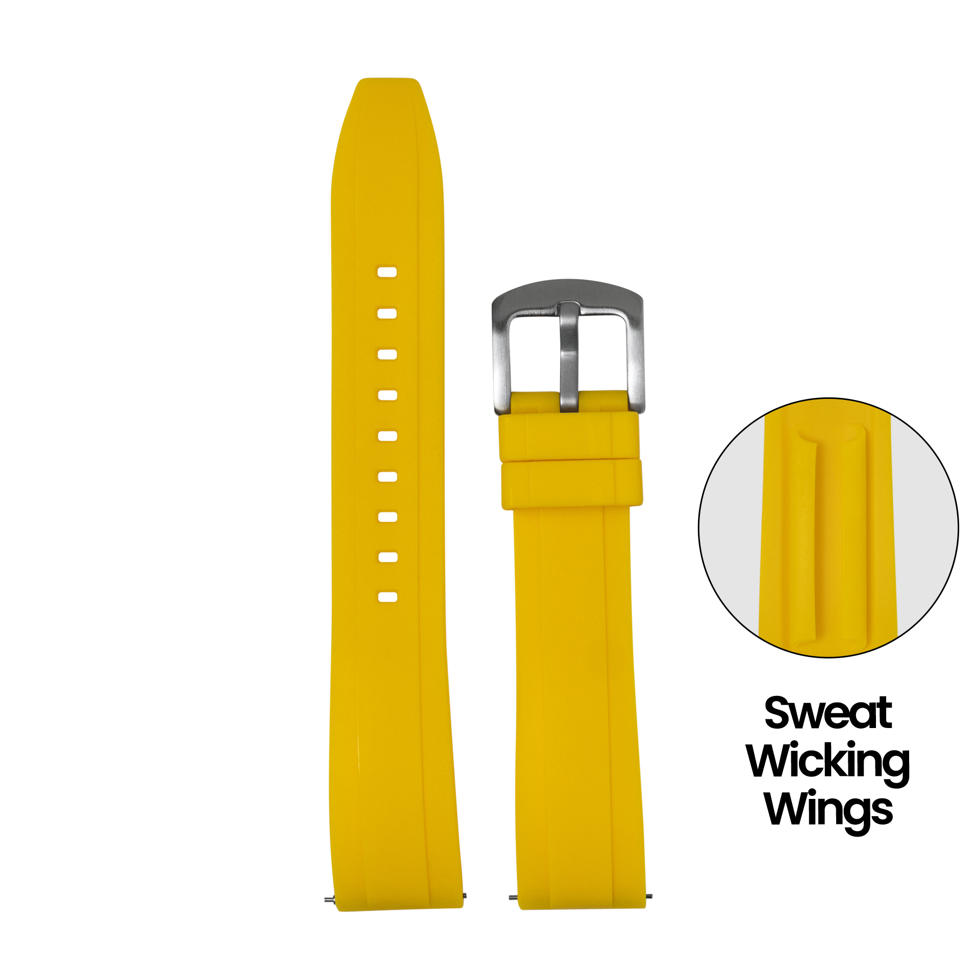 [Galaxy Watch 7 Ultra] Kingston FKM Rubber - Yellow