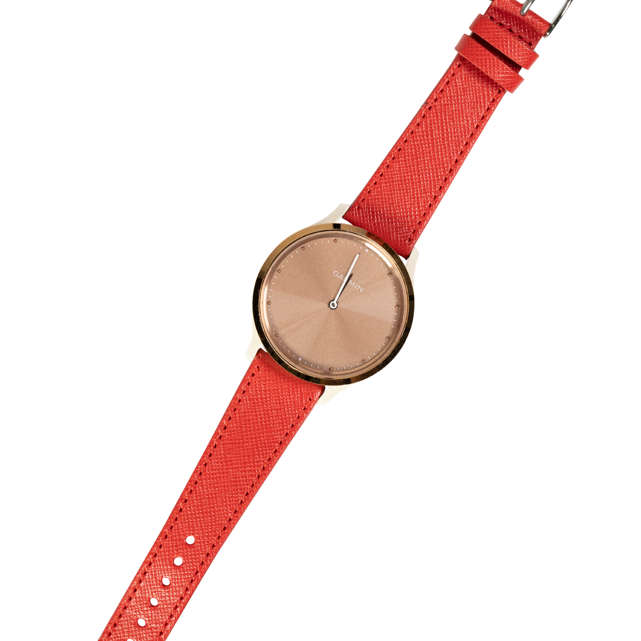 [Fitbit Versa 3 & 4/Sense 1 & 2] Saffiano Leather - Red