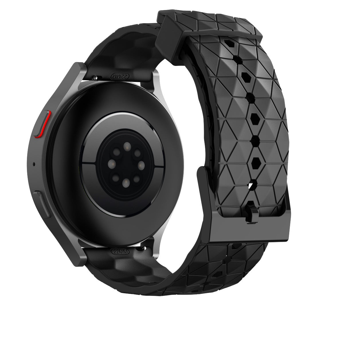 [Fitbit Versa 3 & 4/Sense 1 & 2] Prism Silicone [Black Hardware]