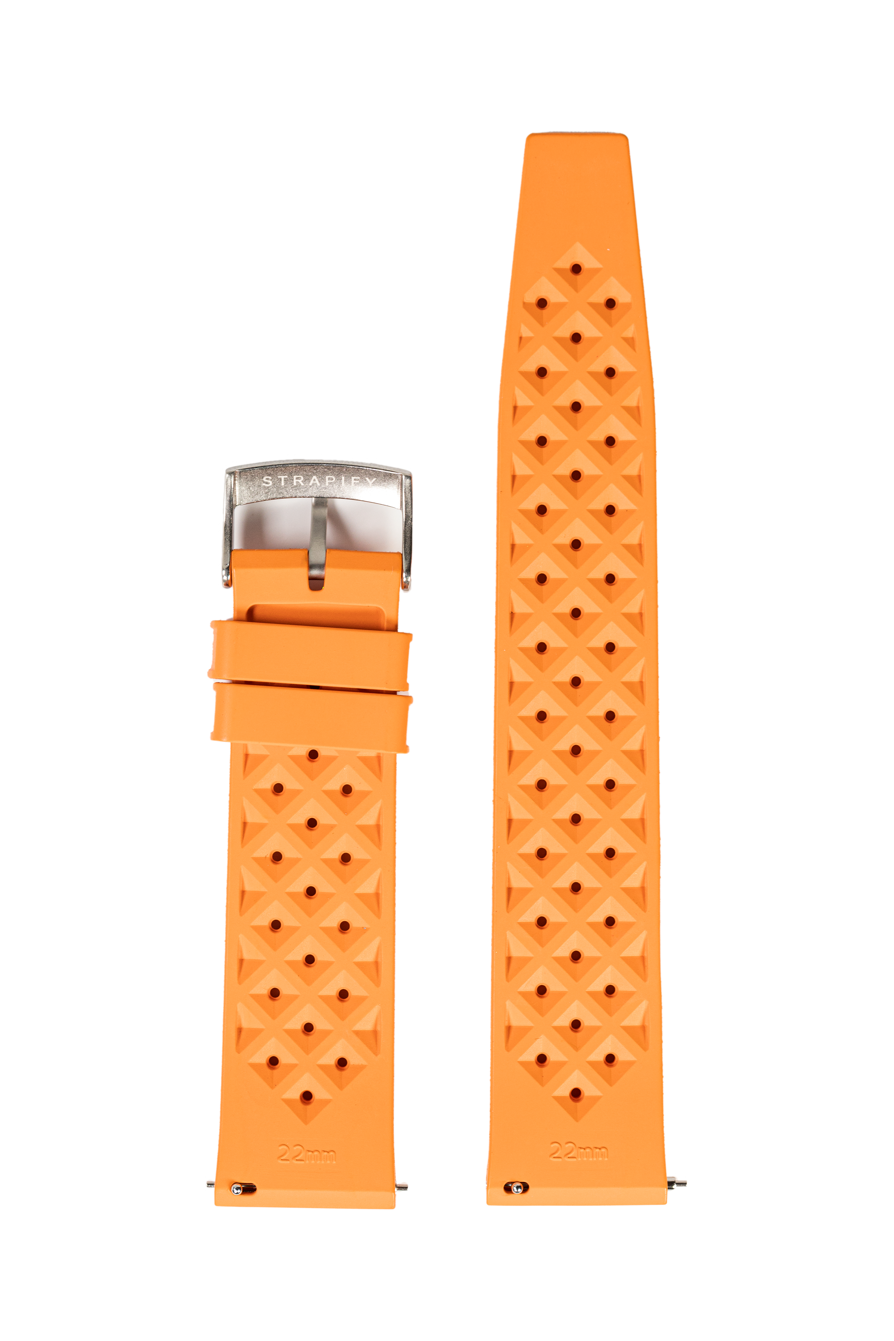 [Fitbit Versa 3 & 4/Sense 1 & 2] King Tropic FKM Rubber - Orange