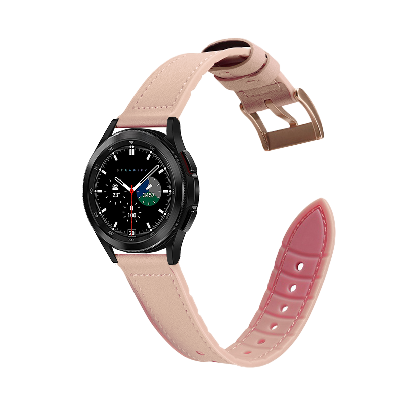 [Galaxy Watch 7 Ultra] Leather Hybrid - Pale Pink