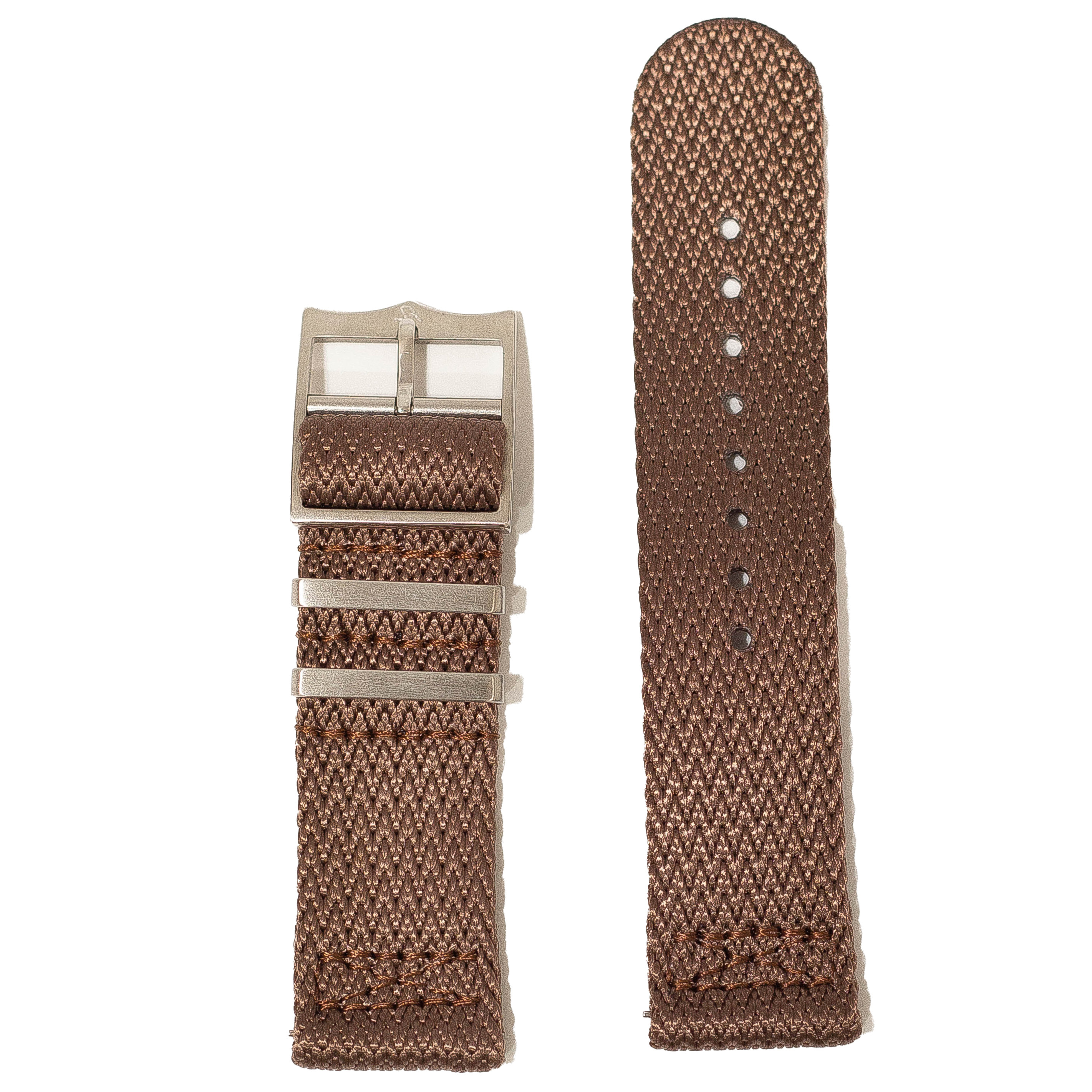 [Fitbit Versa 3 & 4/Sense 1 & 2] Sharktooth Militex - Coffee Brown