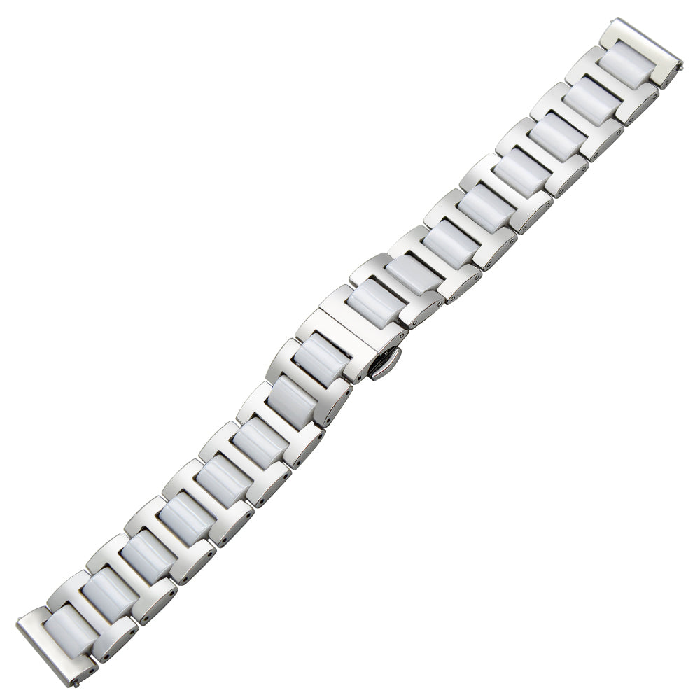 [Galaxy Watch 7 Ultra] Ceramic Bracelet - Silver / White