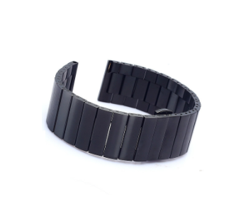 [Galaxy Watch 7 Ultra] Steel Bracelet (Black)  - Deployant Clasp 3