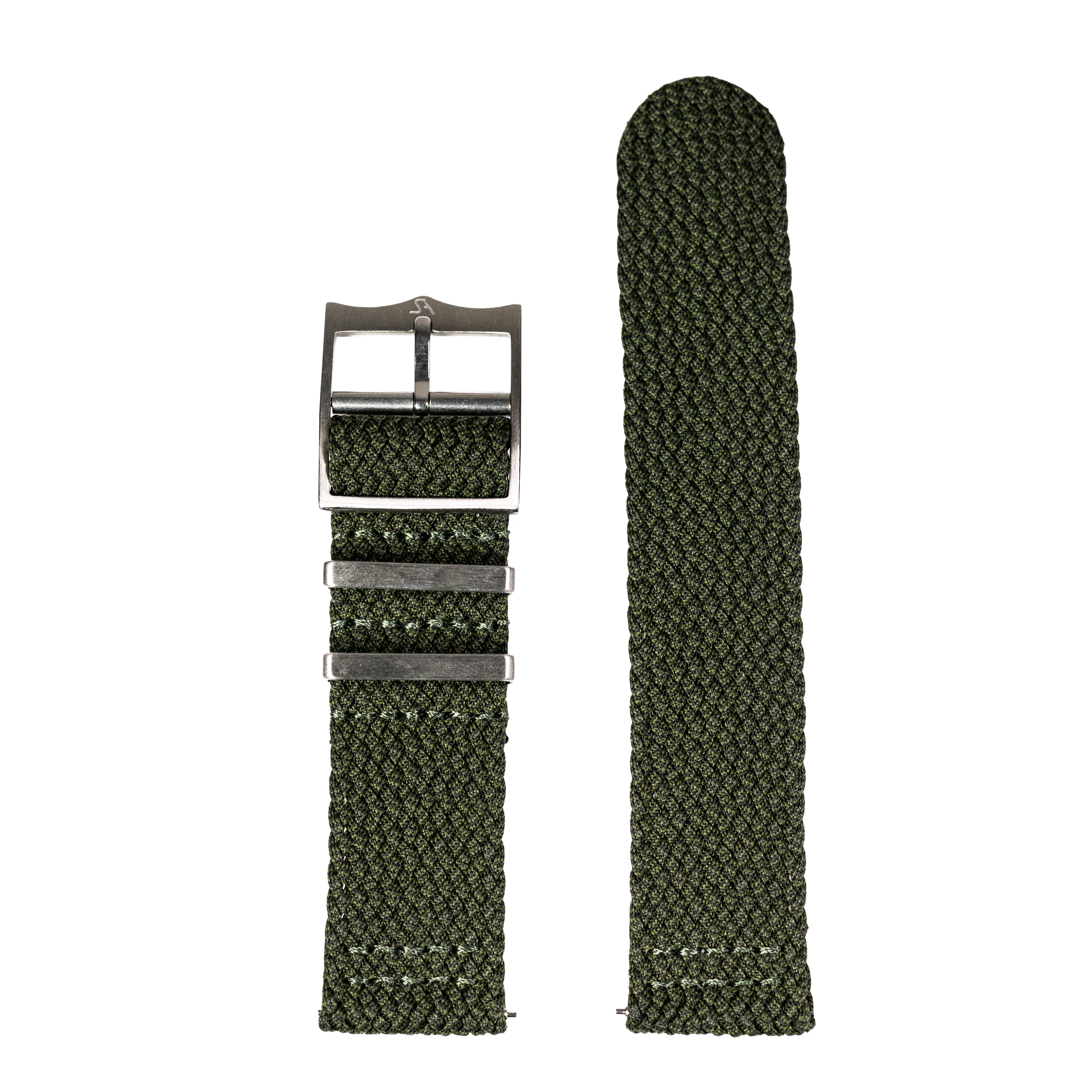 [Galaxy Watch 7 Ultra] Perlon - Two Tone Army Green