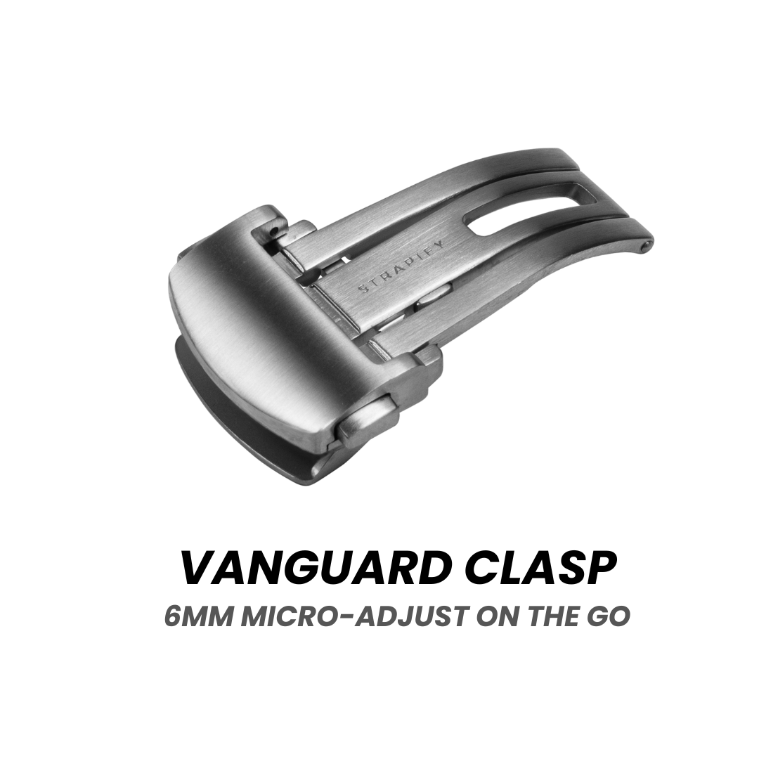 Vanguard Deployant Clasp with On-The-Fly Microadjustment