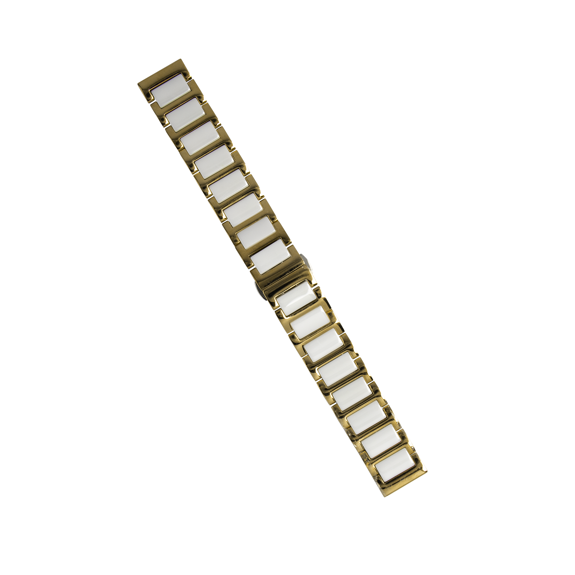 [Quick Release] Ceramic Steel Bracelet - Gold / White