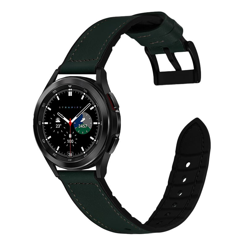 [Galaxy Watch 7 Ultra] Leather Hybrid - Forest Green