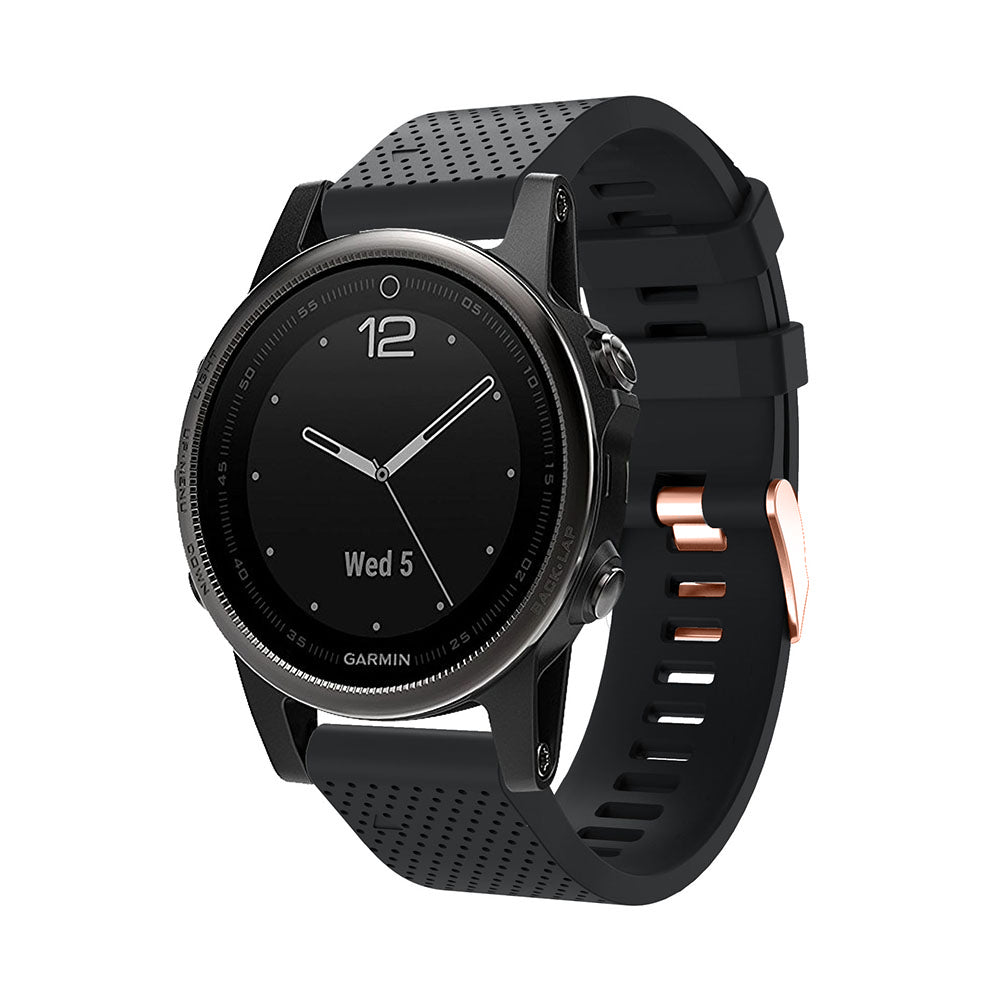 [QuickFit 20mm] Original Silicone 3 with Rose Gold Hardware