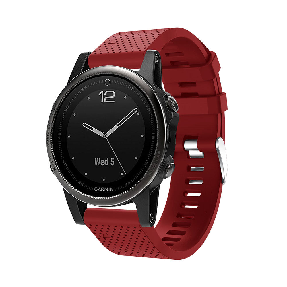 [QuickFit 20mm] Original Silicone 3 with Silver Hardware