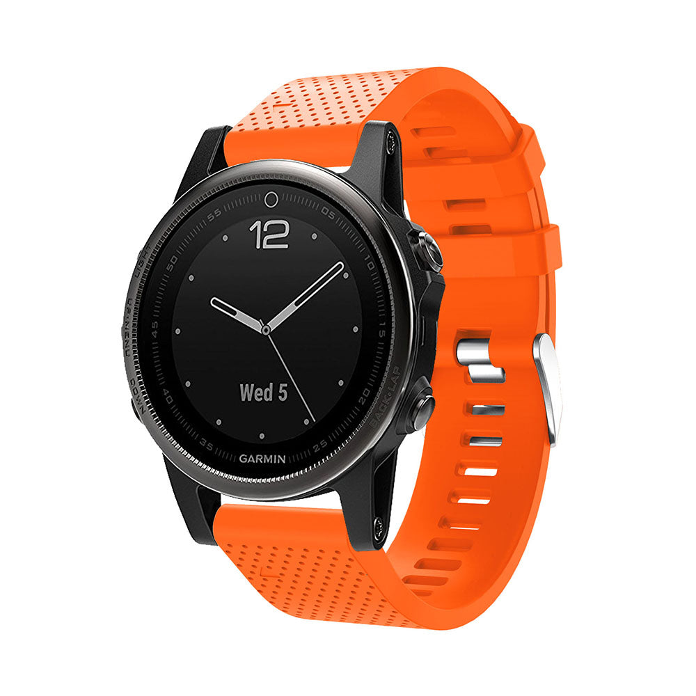 [QuickFit 20mm] Original Silicone 3 with Silver Hardware