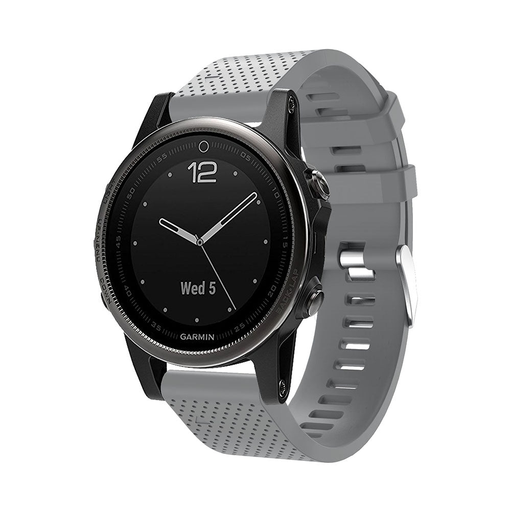 [QuickFit 20mm] Original Silicone 3 with Silver Hardware