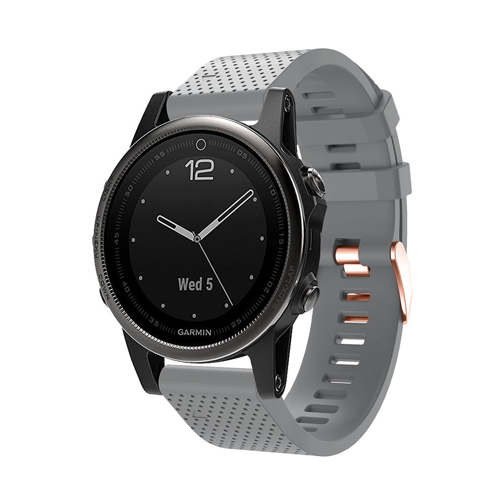 [QuickFit 20mm] Original Silicone 3 with Rose Gold Hardware