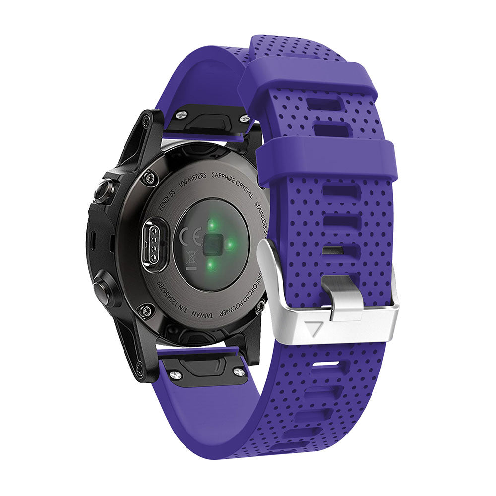 [QuickFit 20mm] Original Silicone 3 with Silver Hardware