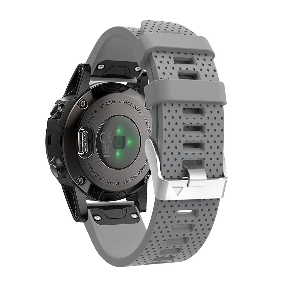 [QuickFit 20mm] Original Silicone 3 with Silver Hardware