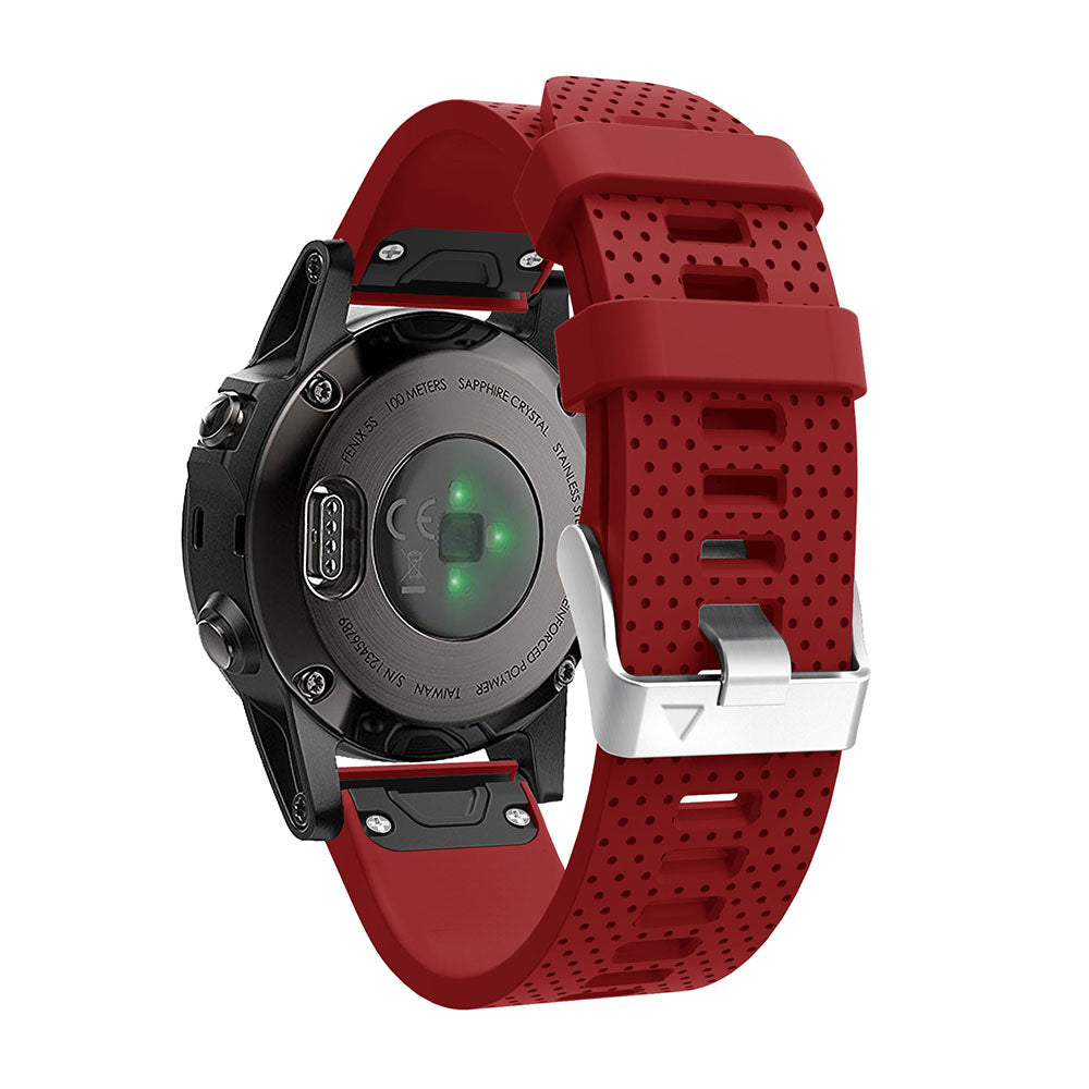 [QuickFit 20mm] Original Silicone 3 with Silver Hardware