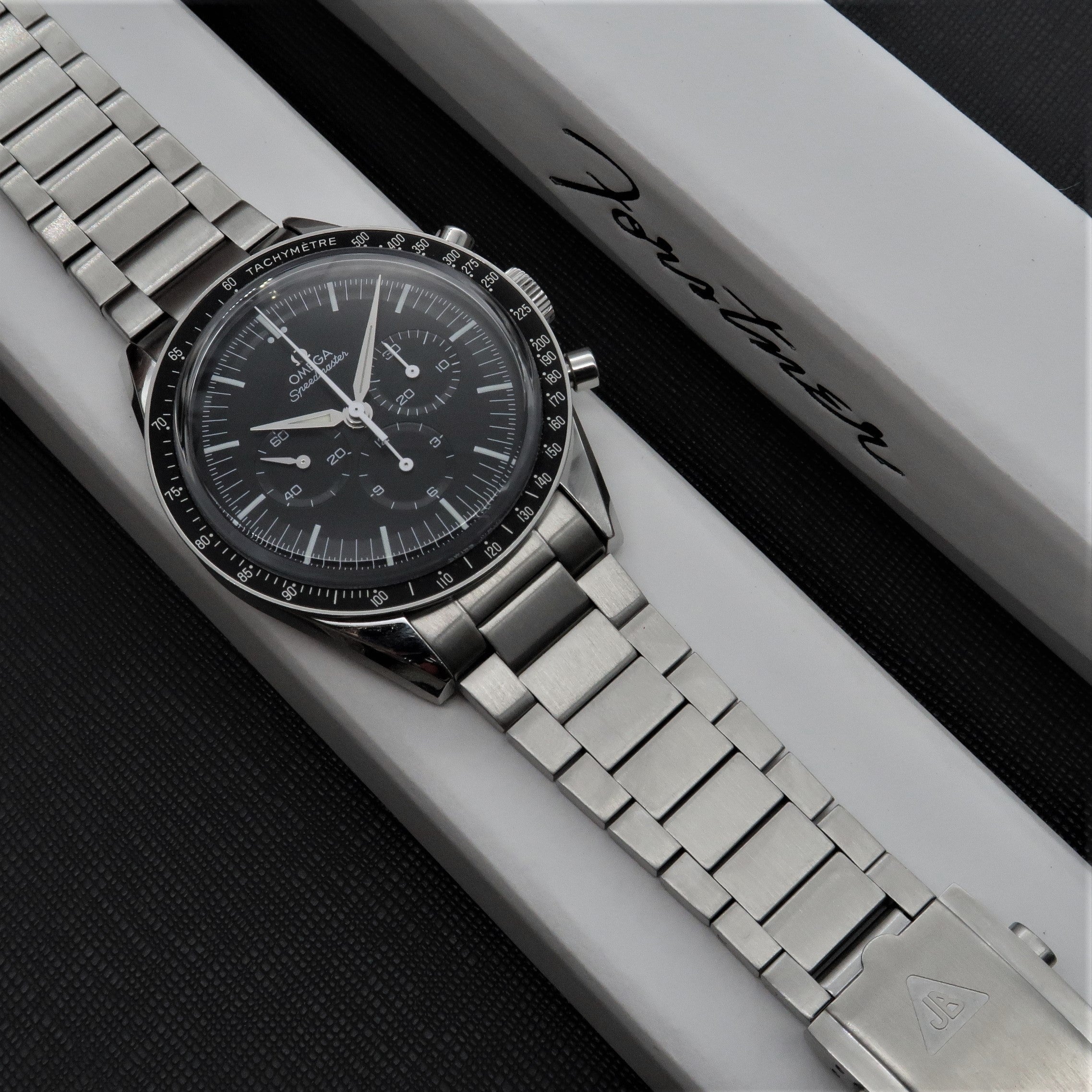 [Forstner] Contemporary Flat Link Bracelet for Omega Speedmaster