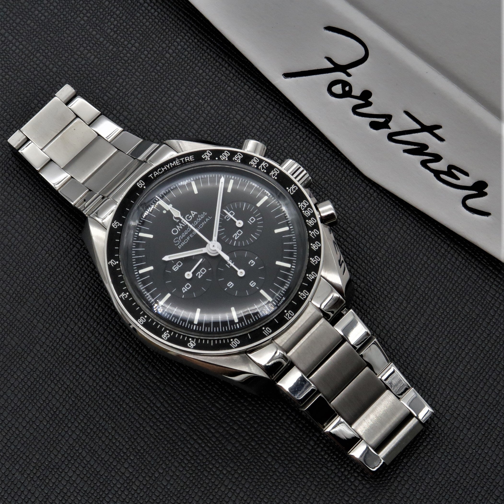 [Forstner] Contemporary Flat Link Bracelet for Omega Speedmaster