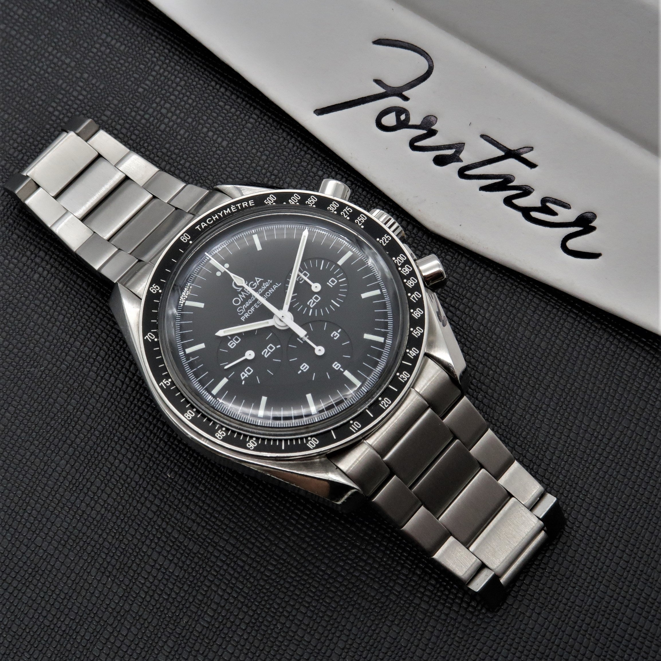 [Forstner] Contemporary Flat Link Bracelet for Omega Speedmaster