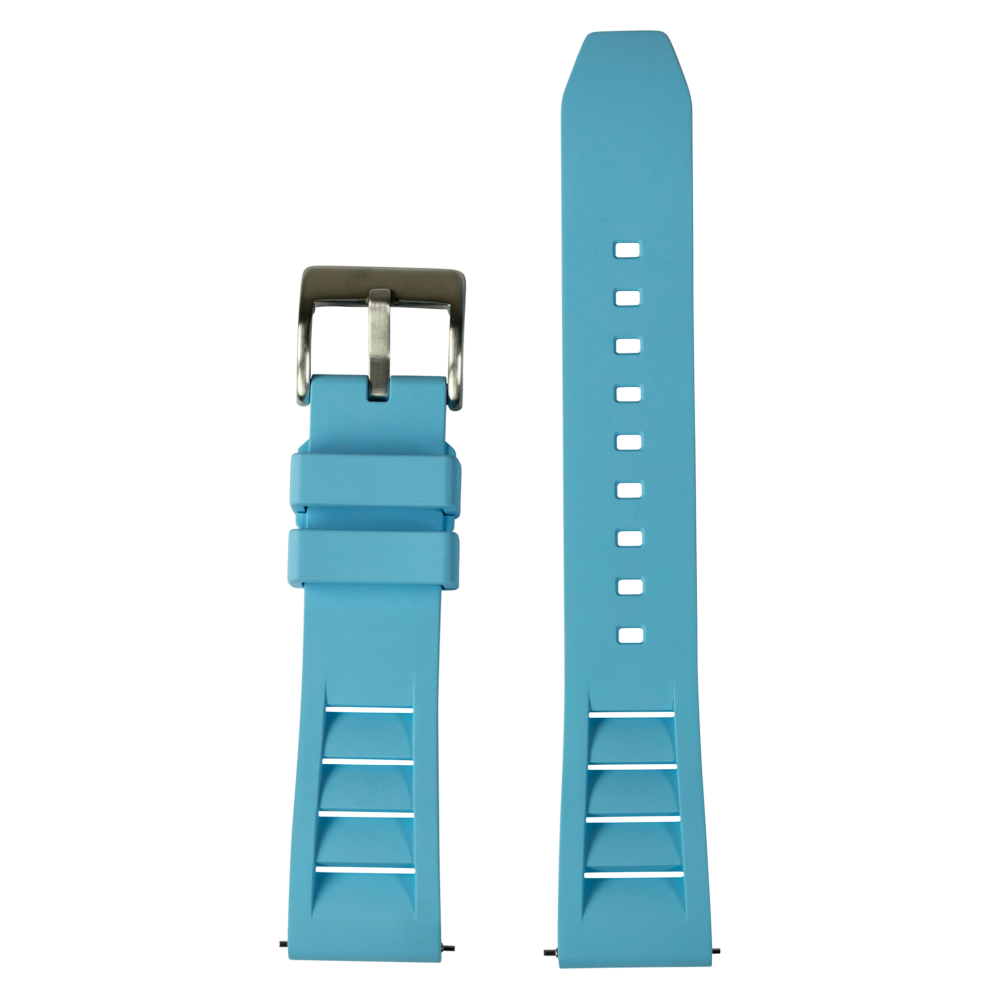 [Apple Watch] Shark Fin FKM Rubber - Sky Blue