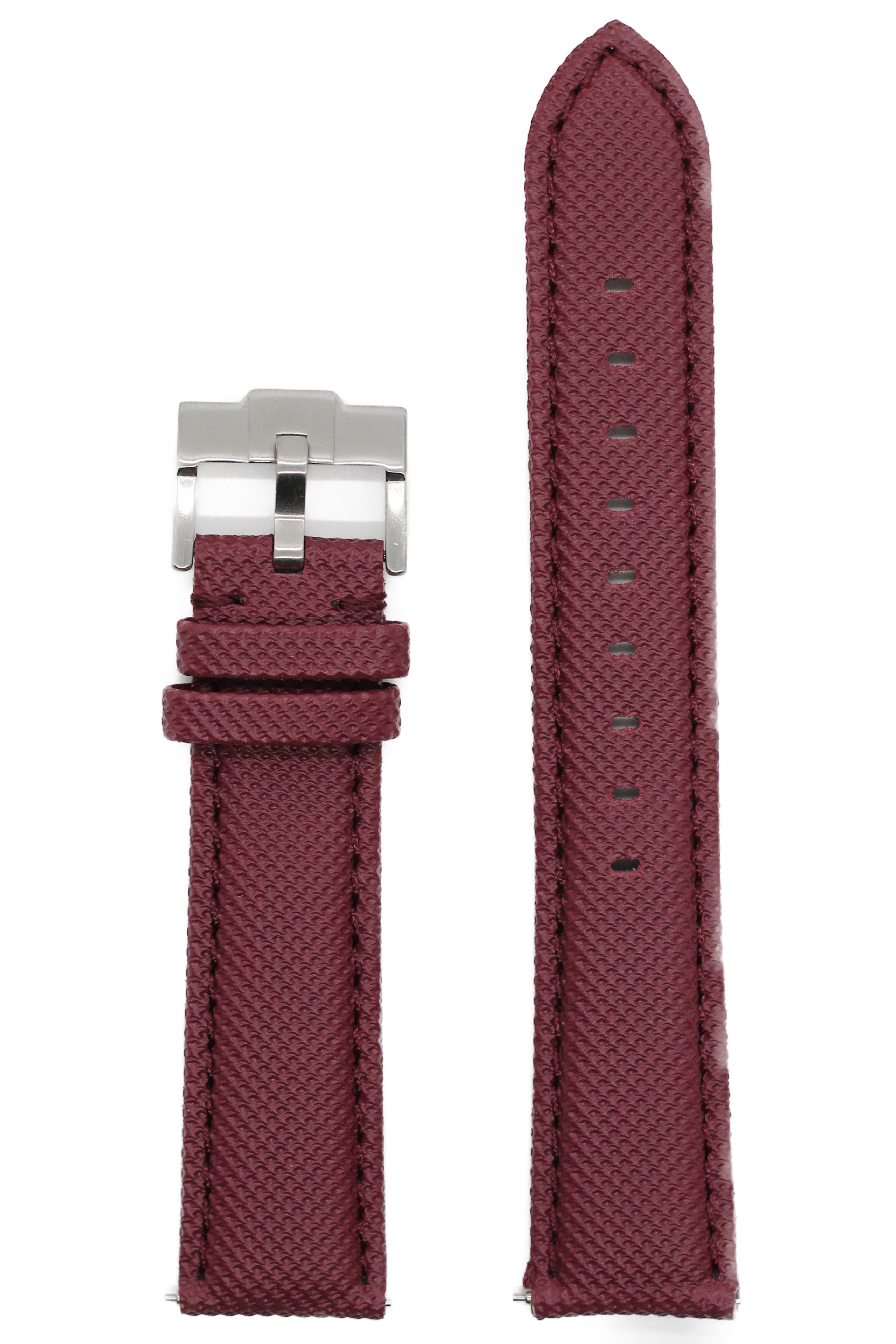 [Apple Watch] Sailcloth - Burgundy Red