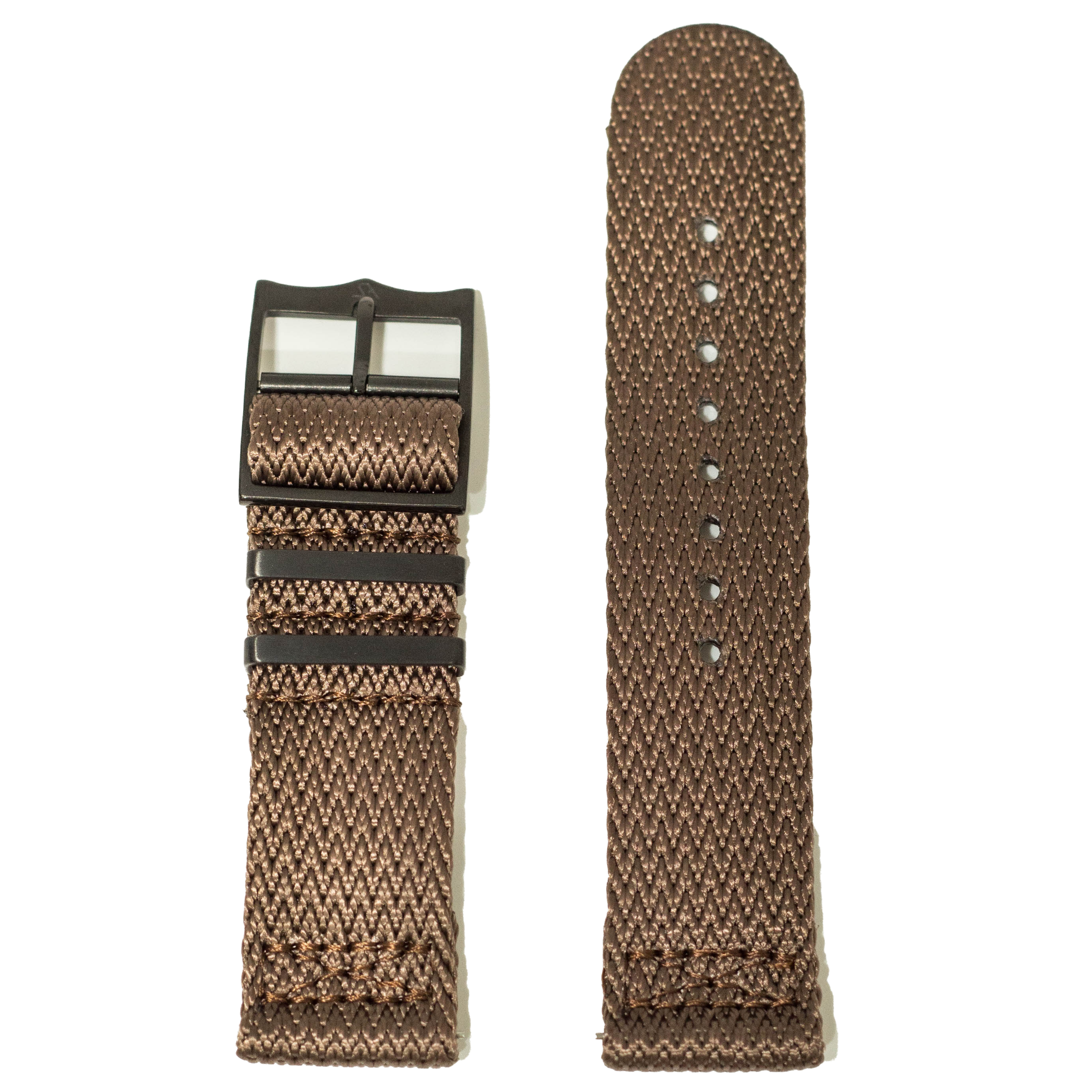 [Apple Watch] Sharktooth Militex - Stealth Brown [Black Hardware]